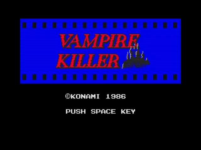 Image n° 1 - titles : Akumajyo Drakyula - Vampire Killer
